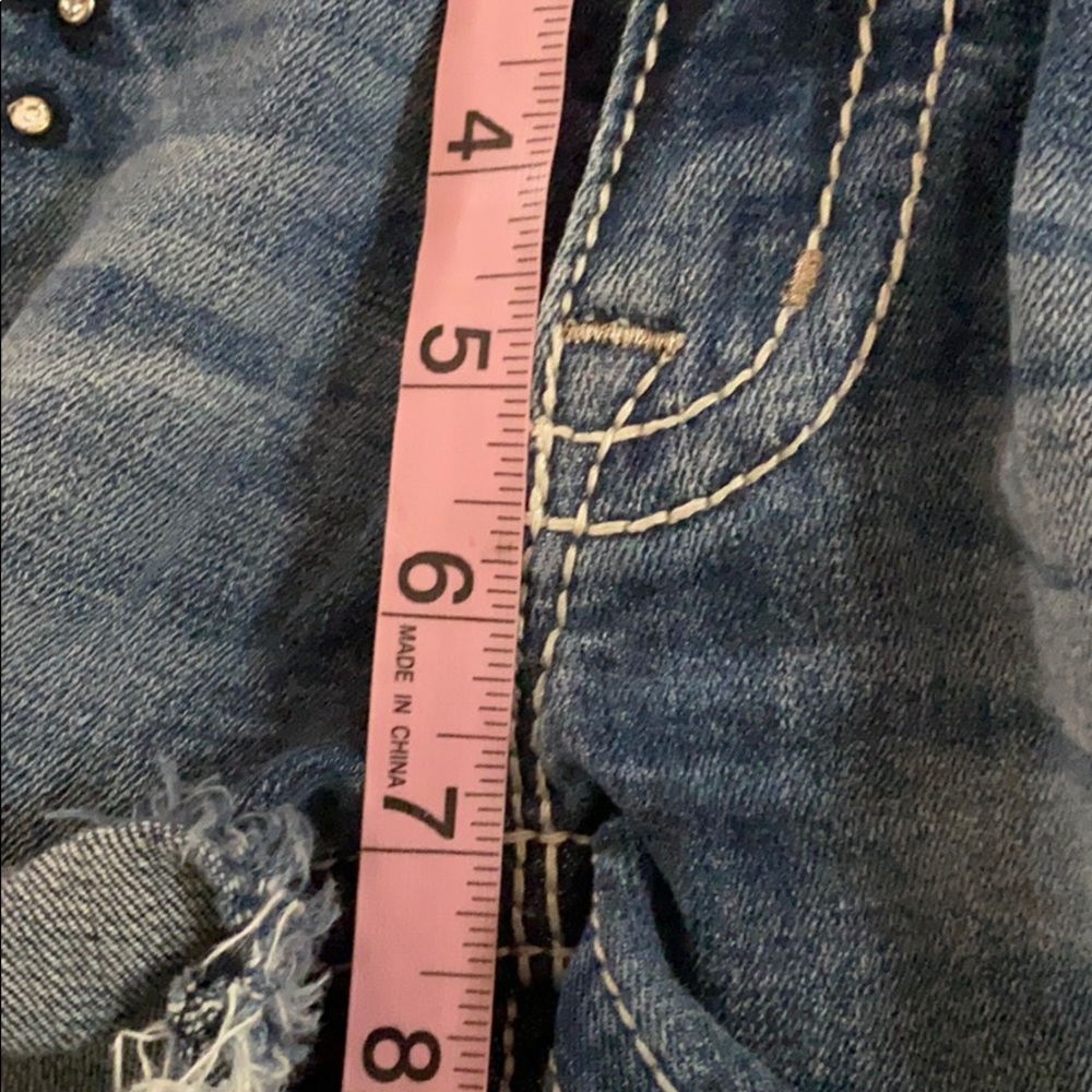 MISS ME JEANS ‘FLOWER RAIN' SHORTS 27 - Picture 6 of 9